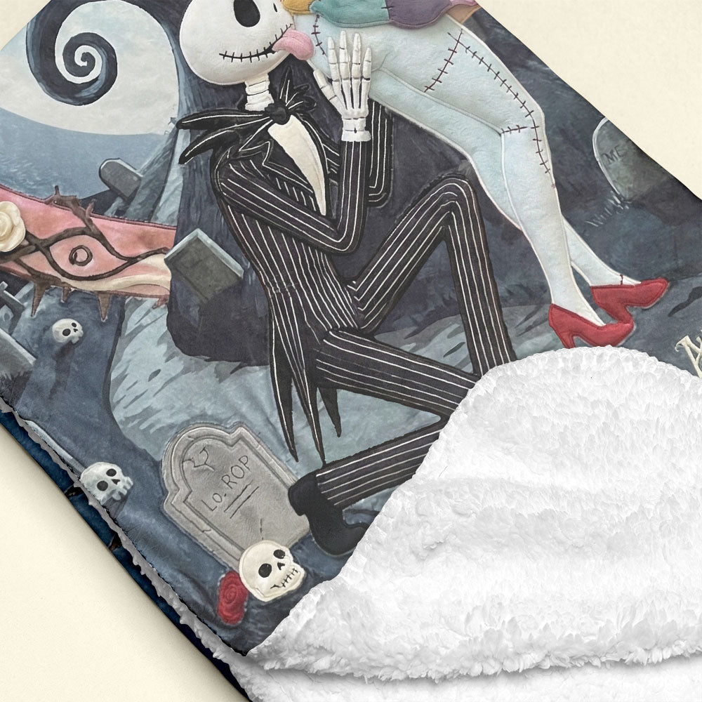 Love At Midnight Blanket, Personalized Gifts For Couple 03QHTI271225-Homacus