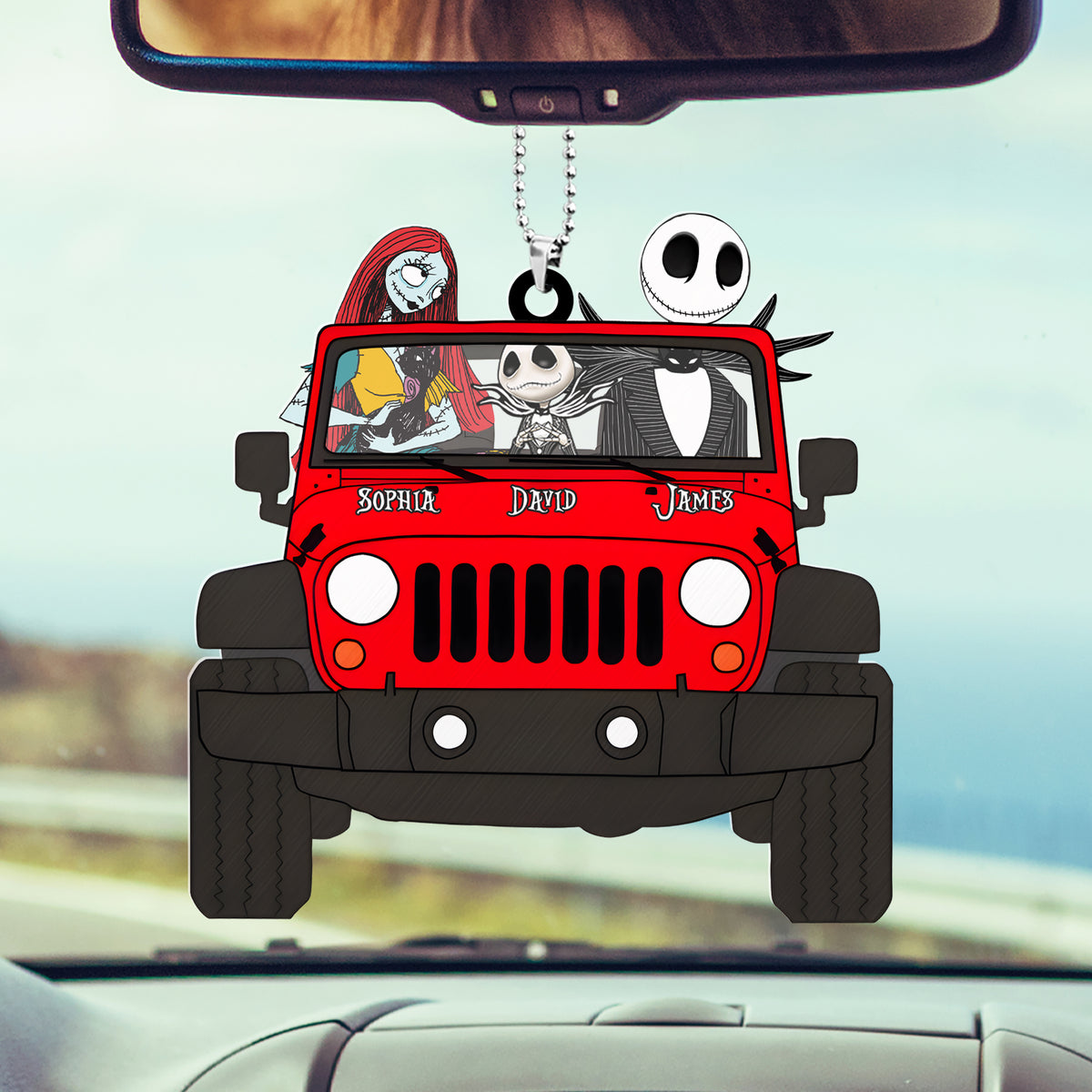 Personalized Gifts For Family Car Ornament 01ohdc200624-Homacus
