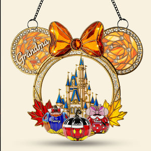 Halloween Grandma Suncatcher Ornament - Personalized Gifts For Grandma 03ohti070825-Homacus