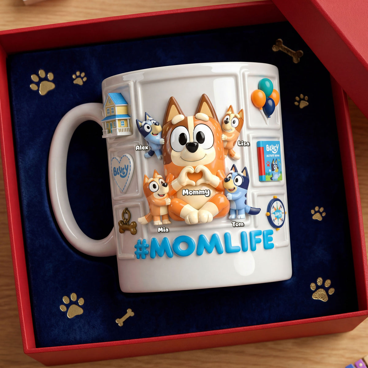 Mom Life Coffee Mug - Personalized Mother's Day Gifts 01ohti270326-Homacus