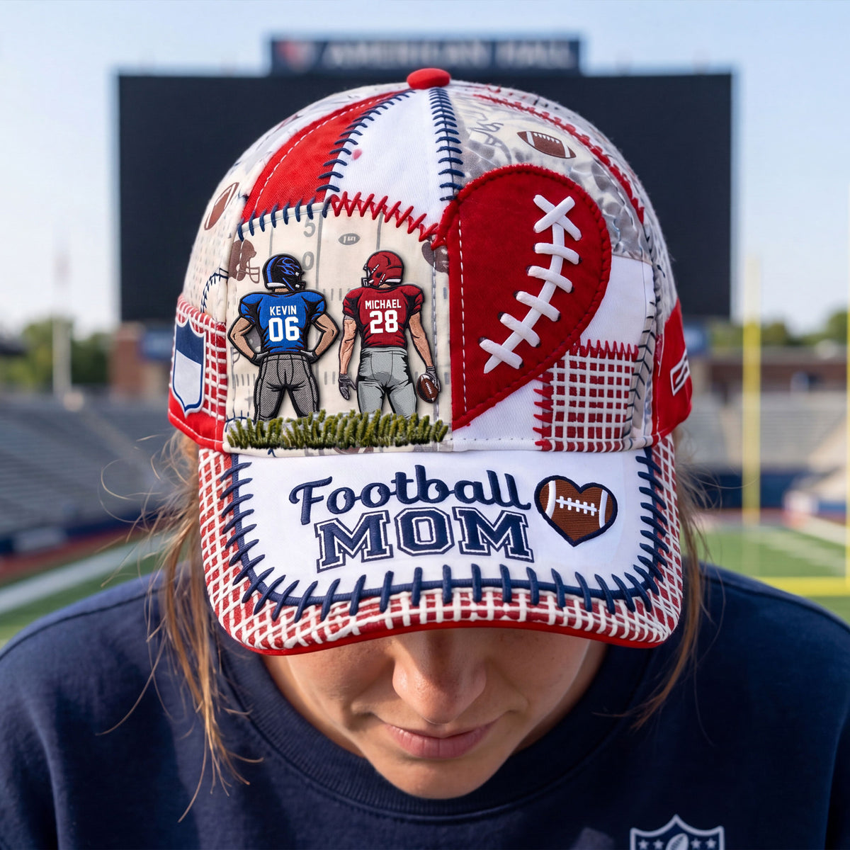Supportive American Football Parent Classic Cap - Personalized Gift For Proud Football Families 02qhti220426-Homacus