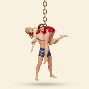 Cheeky Couple Keychain - Personalized Gifts For Couple Keychain 05HUTI290126-Homacus