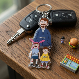Personalized Gifts For Dad Keychain 011qhhu040325hg-Homacus