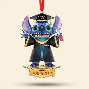 Cute Monster Graduation Ornament - Personalized Gifts For Graduates 03nati131025-Homacus