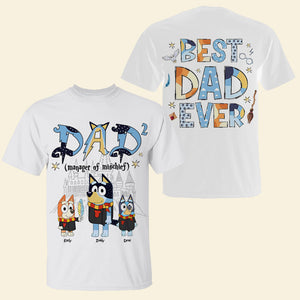 Personalized Gifts For Dad Shirt Best Dad Ever 031HUTI310325-Homacus