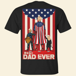 Personalized Gifts For Dad Shirt Best Dad Ever 021toti120425hg-Homacus