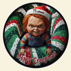 Personalized Gifts For Movie Fans, Christmas Quilted Round Mat 03huti300925-Homacus