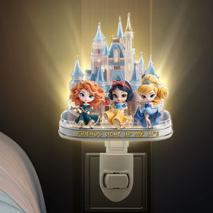 Princess Besties Night Light - Personalized Gifts For Besties 02tgti020625-Homacus