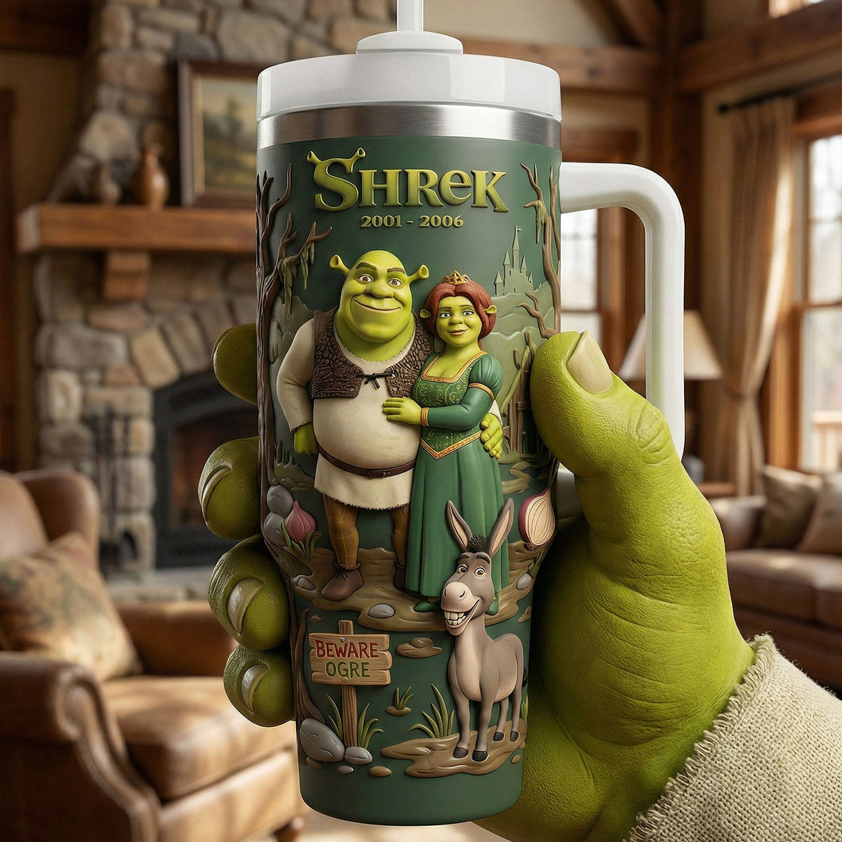 Whimsical Couple Handle Tumbler - Personalized Gifts For Couple 04NATI090226-Homacus