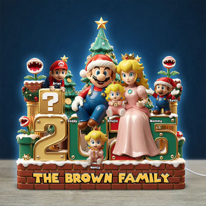 Family Light Box - Personalized Gifts For Family Custom Shape Acrylic Light Box 05PATI131125-Homacus