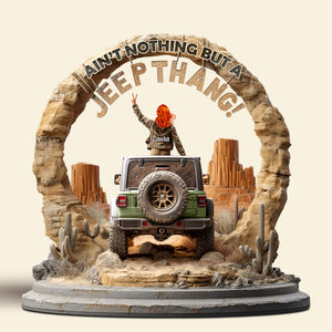 Off-road Girl Acrylic Plaque - Personalized Gifts For Off-road Lovers 04TGTI150525-Homacus