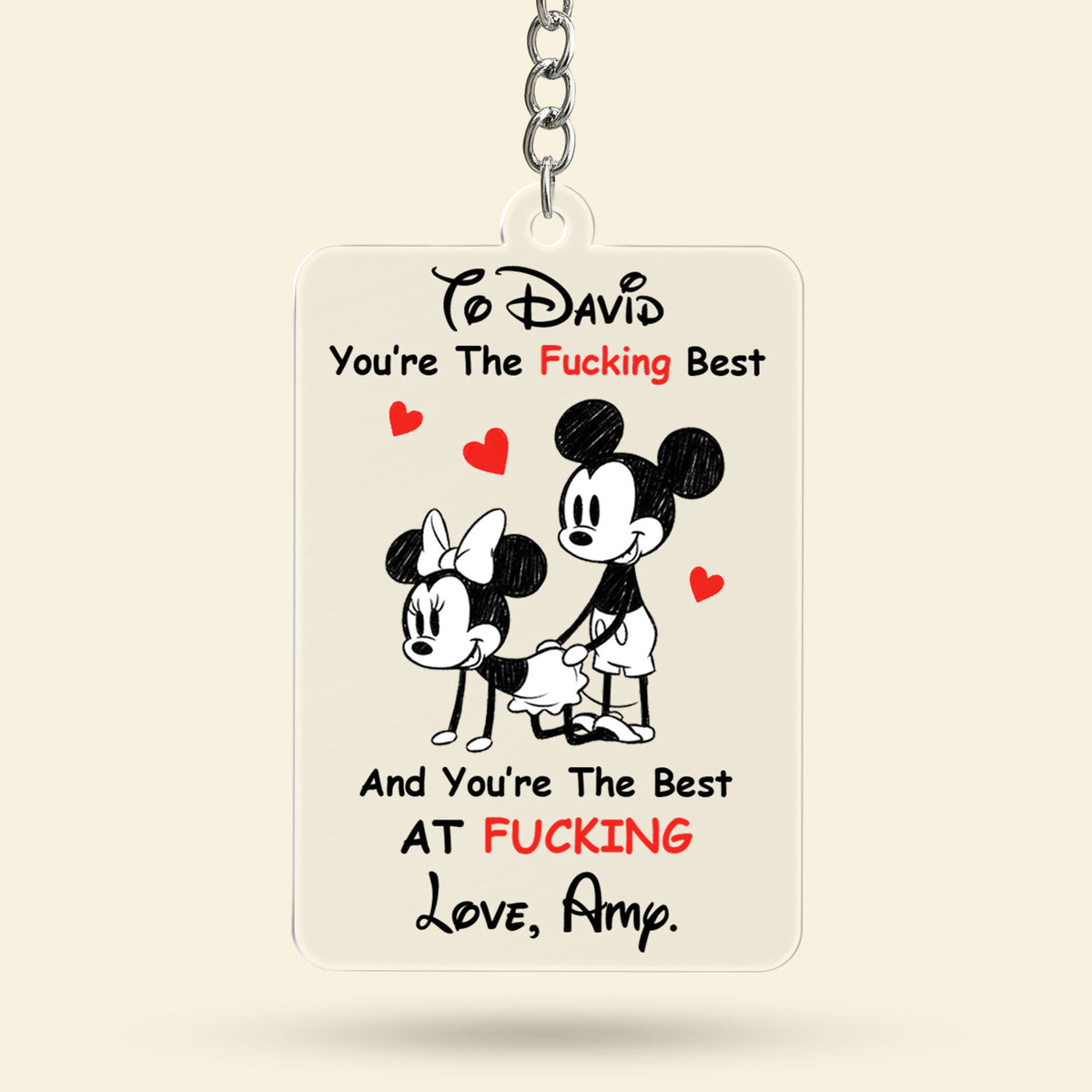 Cheeky Couple Keychain - Personalized Gifts For Couple Keychain 01PGTI261125-Homacus