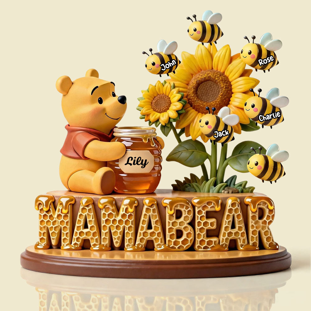 Mama Bear Acrylic Plaque - Personalized Gifts For Mother's Day 05hyti280126-Homacus