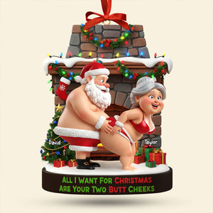 Naughty Old Gnome Couple Ornament - Personalized Gifts For Couple 03ohti230925-Homacus