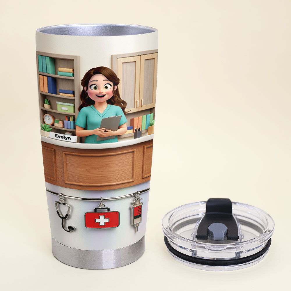 Nurse Life 20oz Tumbler - Personalized Gift For Nurses 04KITI311225-Homacus