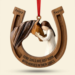 Horseshoe Ornament - Personalized Gifts For Horse Lover Christmas Ornament 04TGTI011125-Homacus