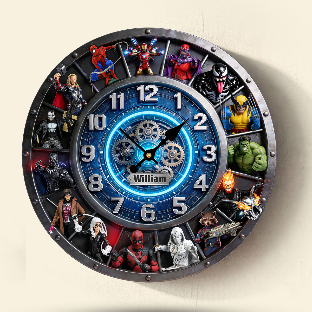 Unique Room Acrylic Wall Clock Personalized Gifts 03HUTI050326-Homacus