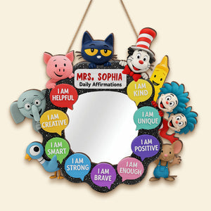 Cute Teacher Mirror - Personalized Gifts For Teacher 03nati250725-Homacus