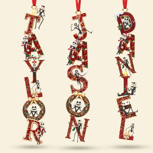 Custom Alphabet Letter Ornament Personalized Christmas Gifts 04ohti251025-Homacus