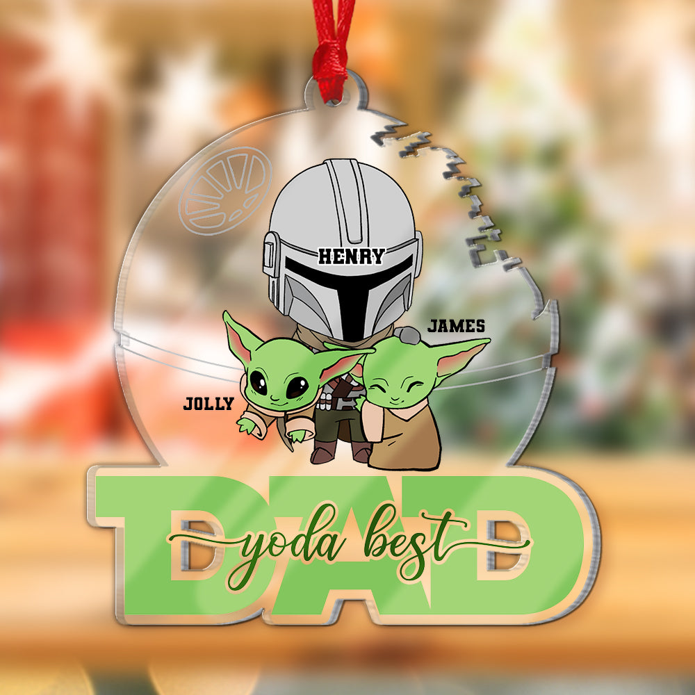 You Are Best Dad Personalized Christmas Ornament Gifts For Dad-Homacus