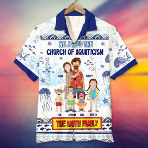Cartoon Family Hawaiian Shirt - Personalized Gifts For Family Vacation 03qhti120225hg-Homacus