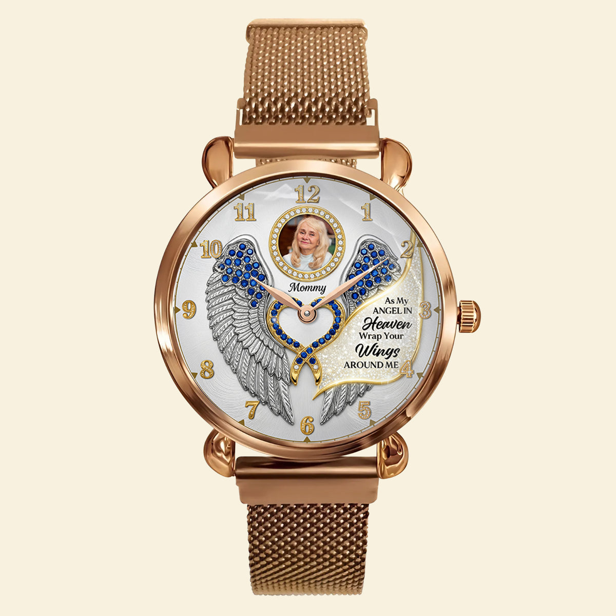 Memorial Quartz Watch - Custom Photo Gifts For Loved Ones 01huti040825-Homacus