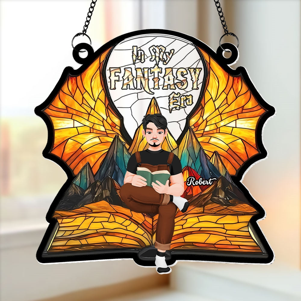 Personalized Gifts For Book Lover Suncatcher Ornament Fantasy Book 015xqti060125pa-Homacus