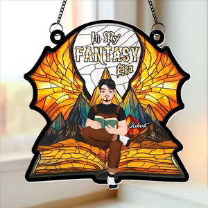 Personalized Gifts For Book Lover Suncatcher Ornament Fantasy Book 015xqti060125pa-Homacus