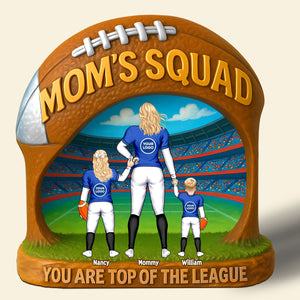 American Football Mom Plaque - Personalized Gifts For Mother 04tgti140425pa-Homacus