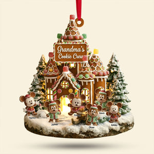 Grandma's Cookie Crew Ornament - Personalized Gifts For Grandma 02tgti160925-Homacus