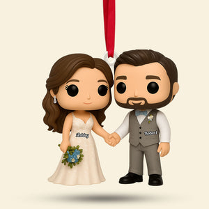 Cartoon Wedding Ornament - Custom Photo Gifts For Couple 05pgti040925-Homacus
