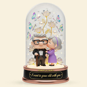 Old Couple Plaque - Personalized Gifts For Couple 02nati100625-Homacus