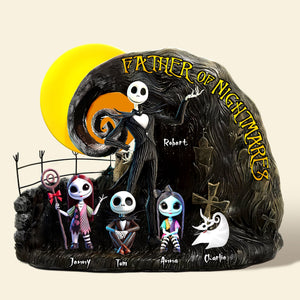 Personalized Gifts For Dad Plaque Father Of Nightmares 03ohti120425-Homacus