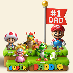 Super Daddio Plaque - Personalized Gifts For Dad 04nati020525-Homacus