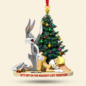 Joyful Couple Christmas Ornament, Personalized Gifts For Couple 04qhti150925-Homacus