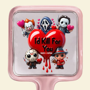 Horror Handheld Mirror - Personalized Gifts For Couple 05nati161225-Homacus