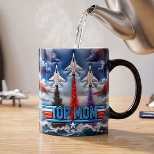 Mom Custom Fighter Jet Coffee Mug - Personalized Gifts For Mother's Day Magic Mug 02OHTI200426-Homacus