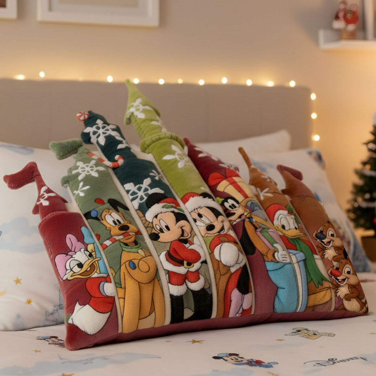 Jolly Christmas Custom Shape Pillow, Personalized Gifts For Cartoon Lovers 03qhti101125-Homacus