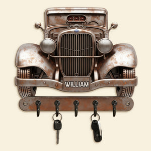 Hot Rod Key Hanger - Personalized Gifts For Hot Rod Lovers 03nati280625-Homacus