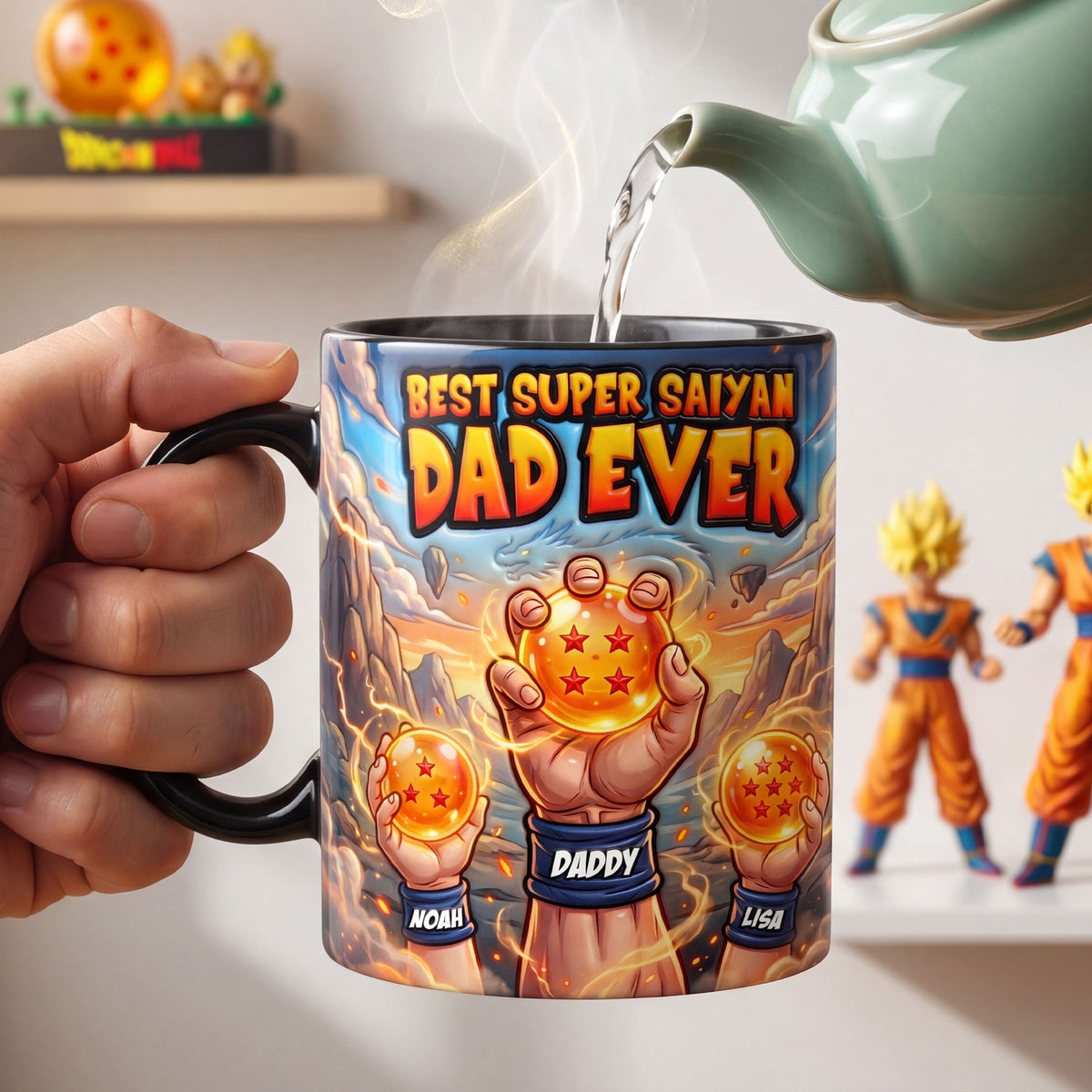 The Ultimate Battle Dad Magic Coffee Mug - Personalized Gifts For Dads 04NATI070526-Homacus