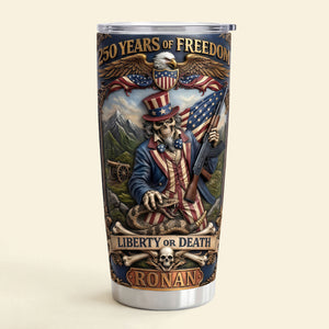 250th Anniversary 20oz Tumbler - Personalized Gifts For Patriotic Tumbler 02TYTI300326-Homacus