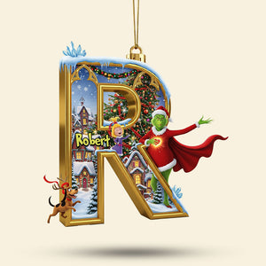 Funny Green Guy Ornament - Custom Letter Gifts For Loved Ones 01ohti060925-Homacus