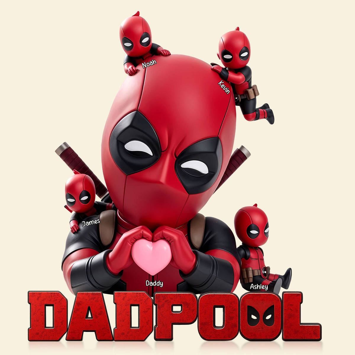 Heroic Christmas For Dad – Personalized Acrylic Keepsake With Kids' Names 02NATI030525-Homacus