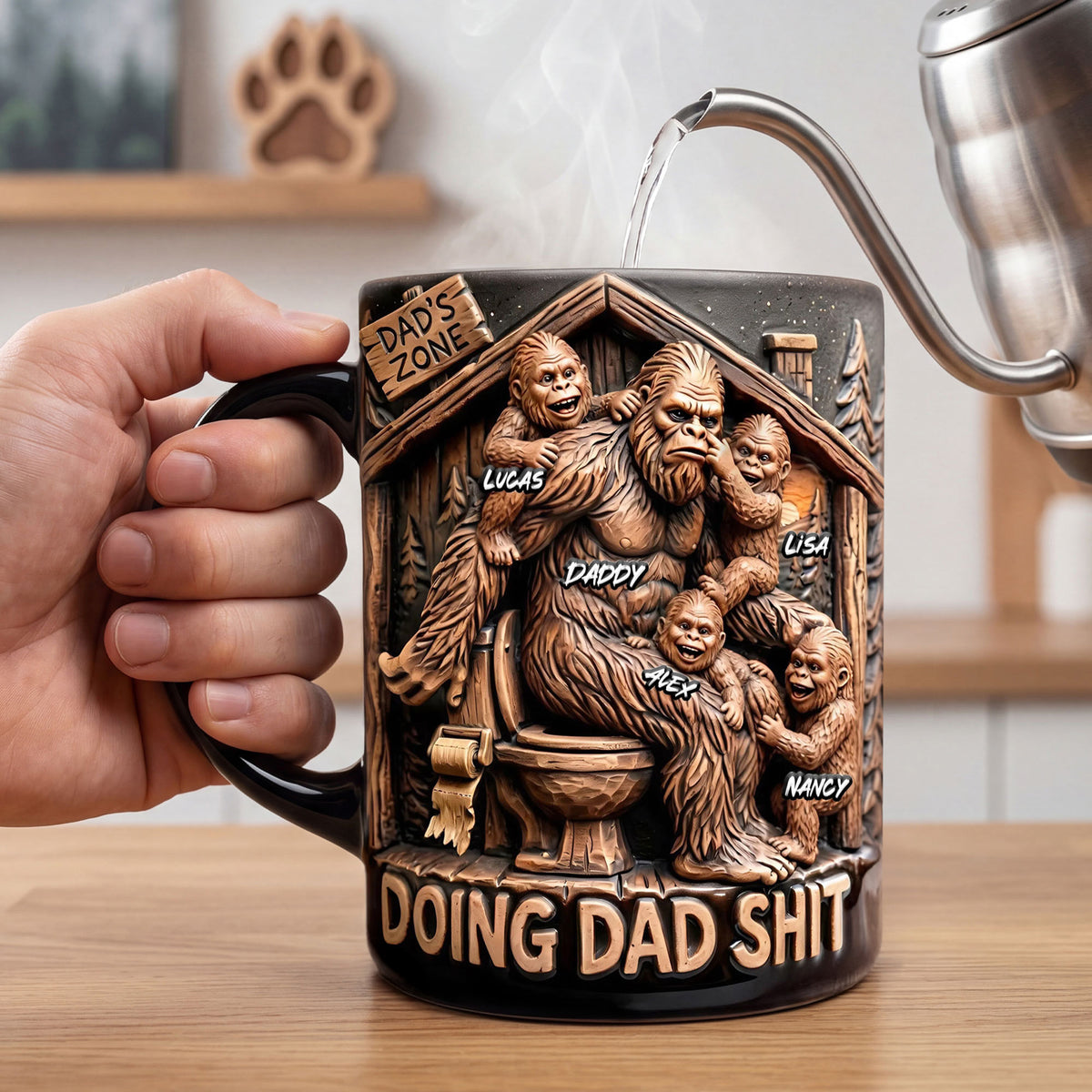 Dad's Rare Personal Space Fun Magic Mug - Personalized Gifts For Dads 01QHTI070526-Homacus