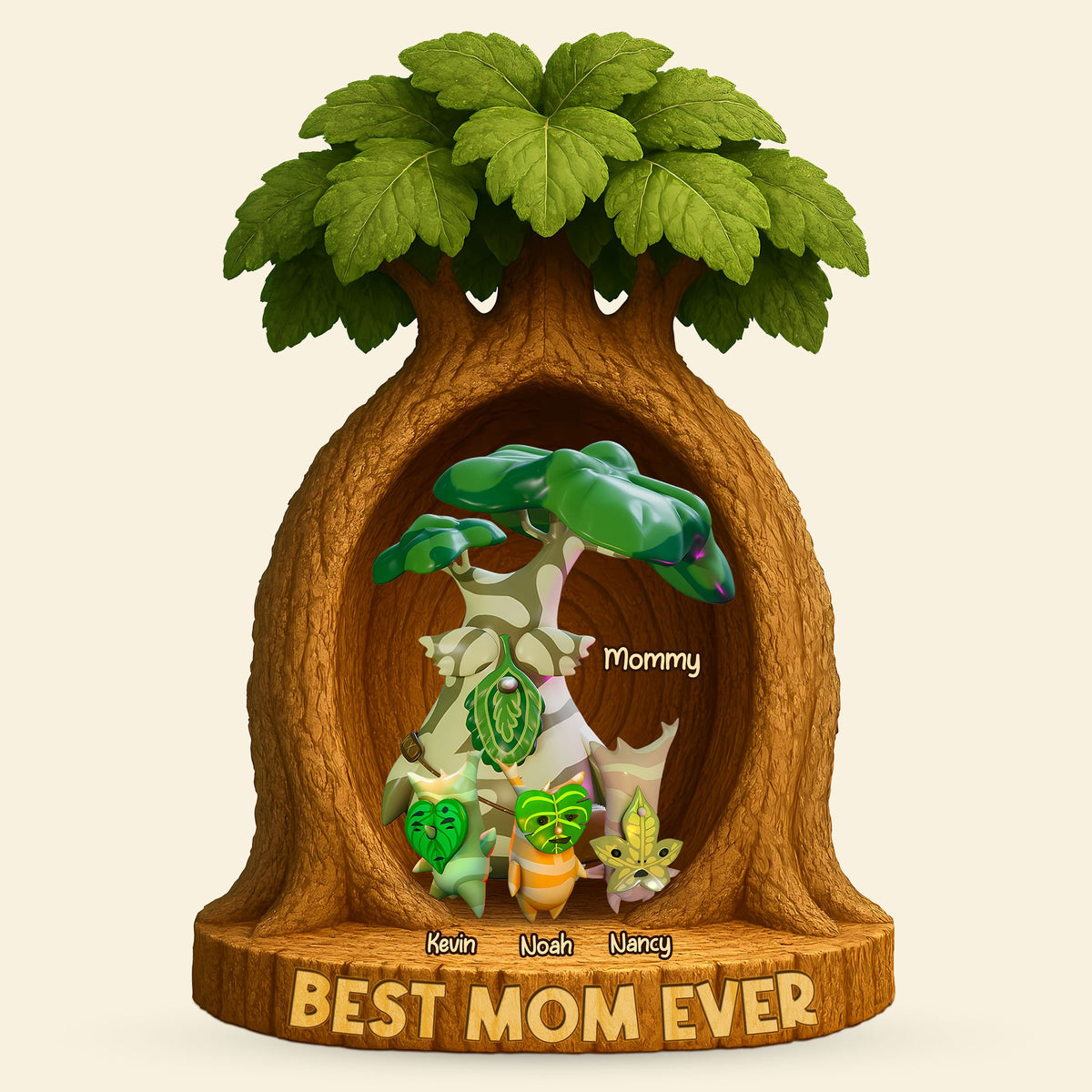 Personalized Gifts For Mom Plaque Best Mom Ever 02ohti110425-Homacus