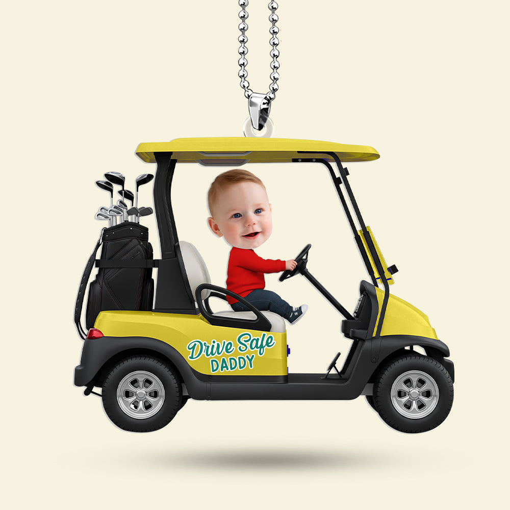 Drive Safe Car Ornament - Custom Photo Gifts For Dad 01ohti200625-Homacus