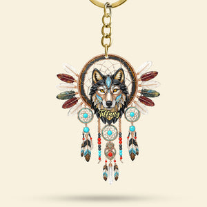 Native American Keychain - Personalized Gifts For Natives 03nati010725-Homacus