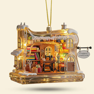 Sewing Machine Cozy House Ornament, Personalized Gifts For Sewing Lovers 02qhti040925-Homacus