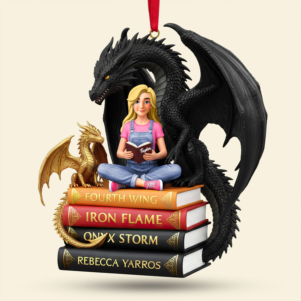 Book Lovers Christmas Ornament Personalized Christmas Gifts 01HUTI201025-Homacus