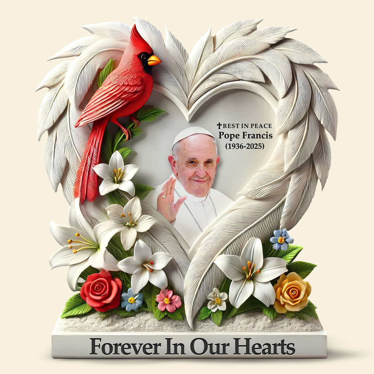 Forever In Our Hearts Plaque - Gift For Heaven 041HUTI210425-Homacus
